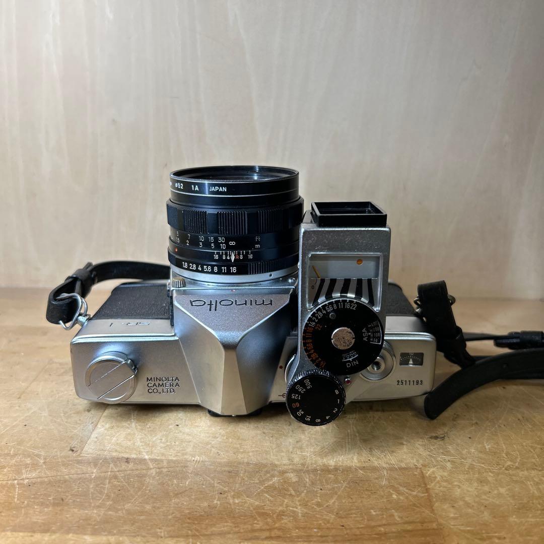 Minolta SR-1+Rokkor-PF 55 f1.8 完動美品