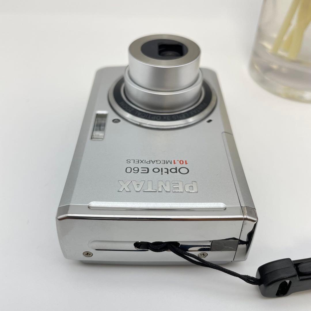 動作確認済✨PENTAX Optio E60✨スマホ転送OK 単三電池 可愛い♪