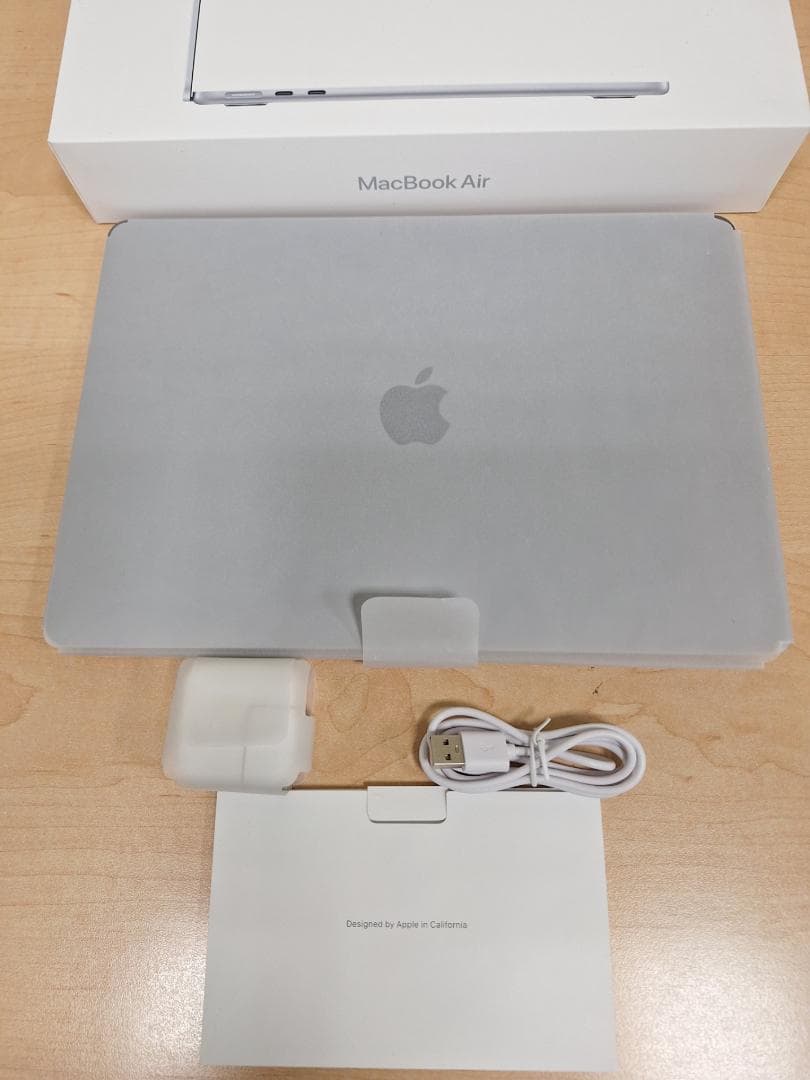 【箱・完備品・512G】Macbook air M1　2020　バッテリー89%