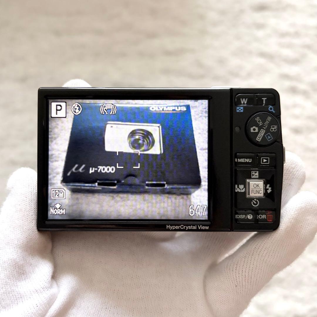 美品【動作確認済】OLYMPUS オリンパス μ-7000 レトロコンデジ