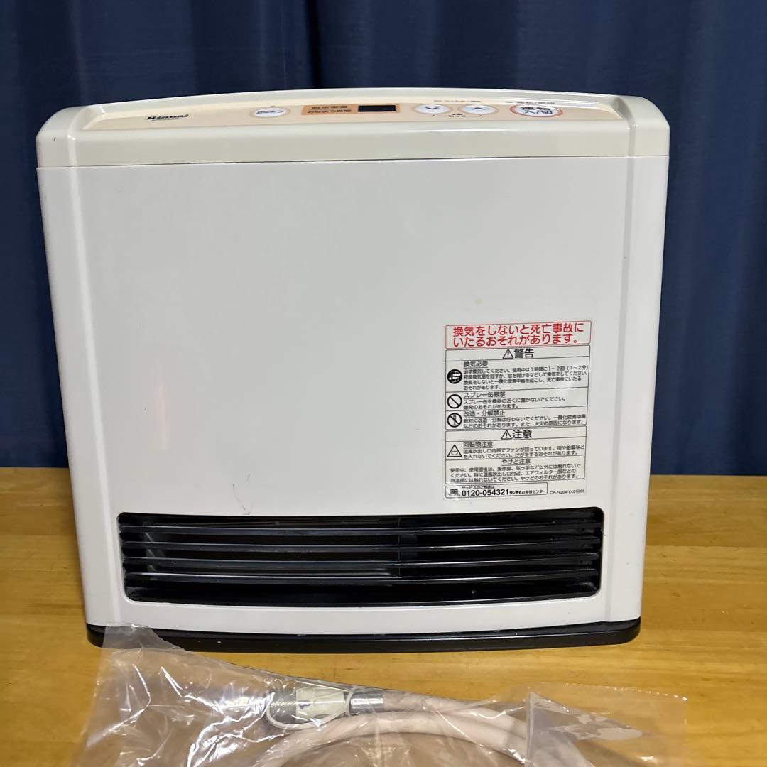 【美品】Rinnai ガスファンヒーター KN-222E 都市ガス用 9畳