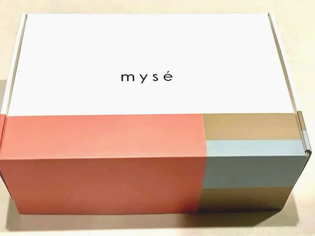 【mysé スカルプブラシ ホワイト】EMS美顔器 スカルプリフトポーチ説明書付