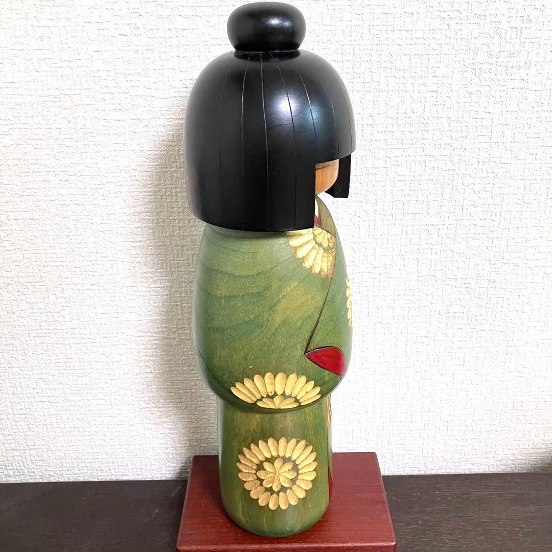 ✨内閣総理大臣賞受賞作品作家✨　かずを作　優雅　創作こけし　こけし　木彫り　良品