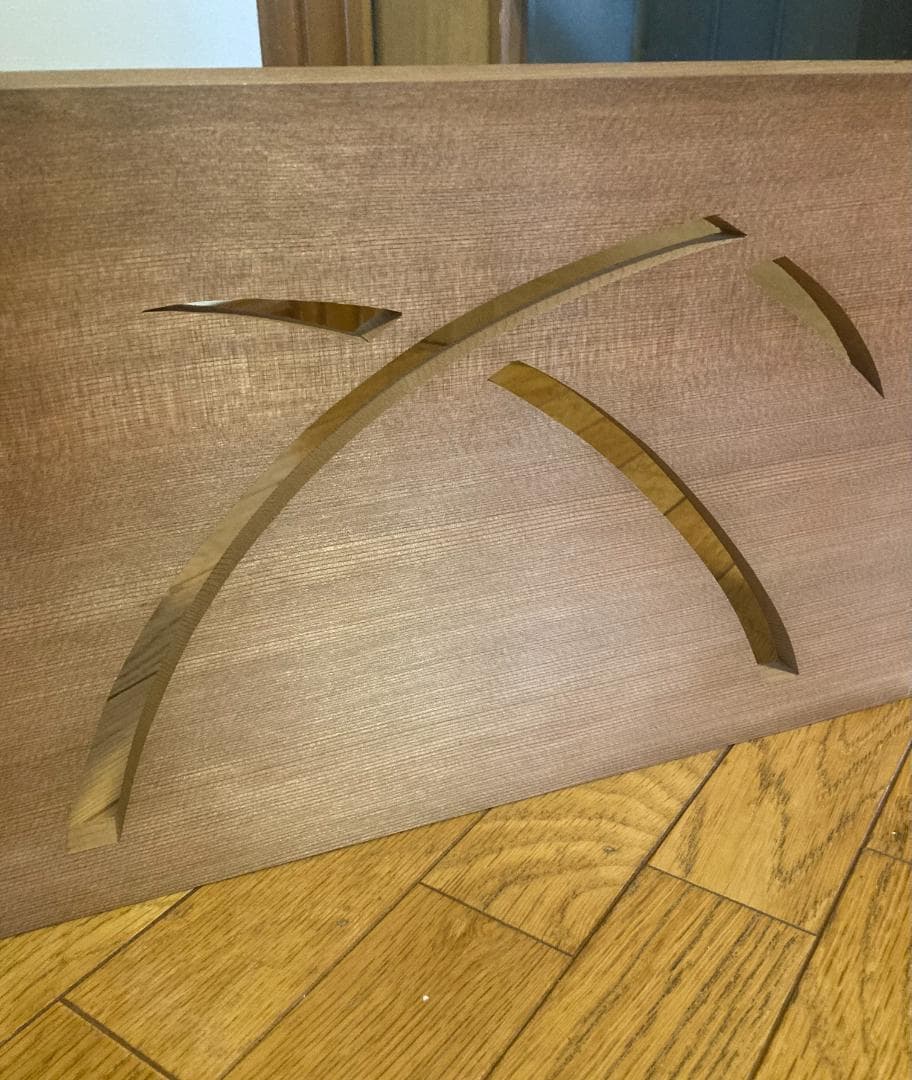 風炉先屏風　葦透かし　早苗透かし　木製　玄々斎好み　茶道具　紙箱