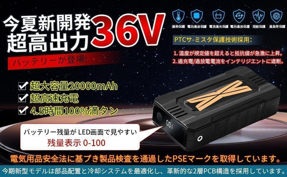 【R1426-70-8】空調服用 ファンバッテリーセット　36V