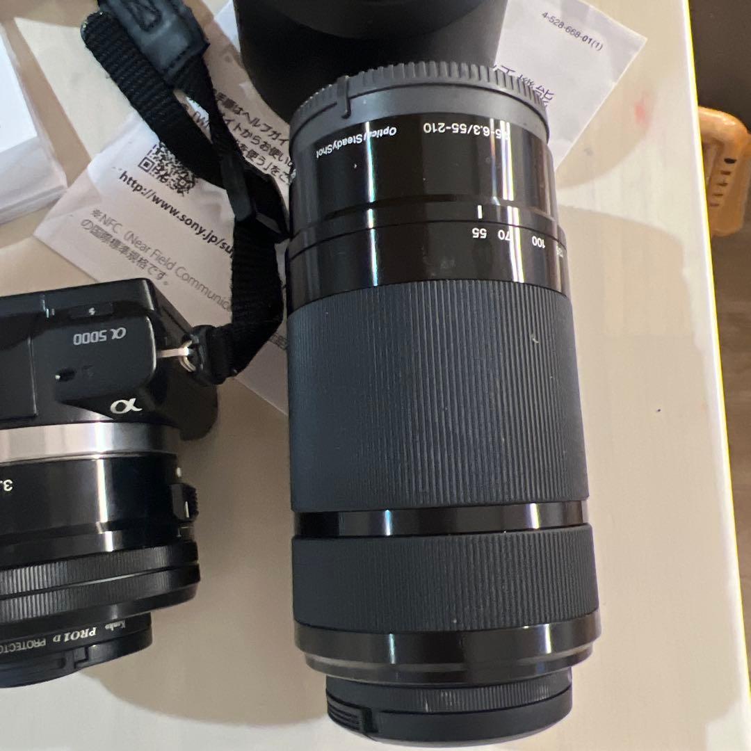 SONY ミラーレス一眼 α5000 ブラック　レンズ交換式デジタルカメラ