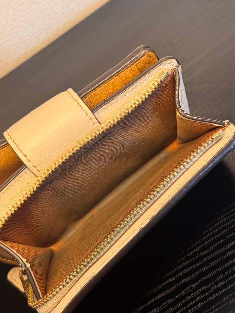COACH コーチ シグネチャー 二つ折り財布 ブラウン 目立った傷汚れなし