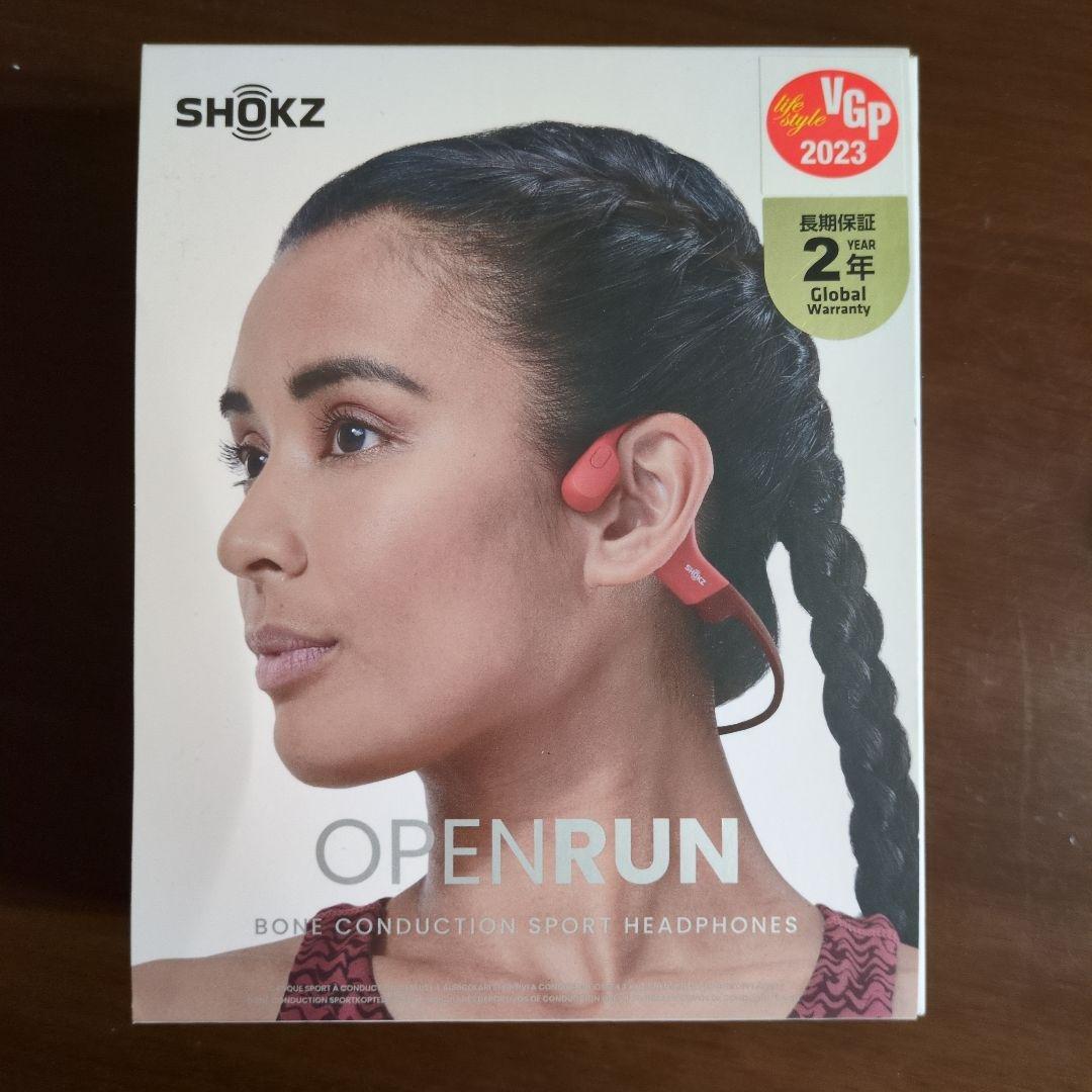 SHOKZ OpenRun Red S803 骨伝導イヤホン