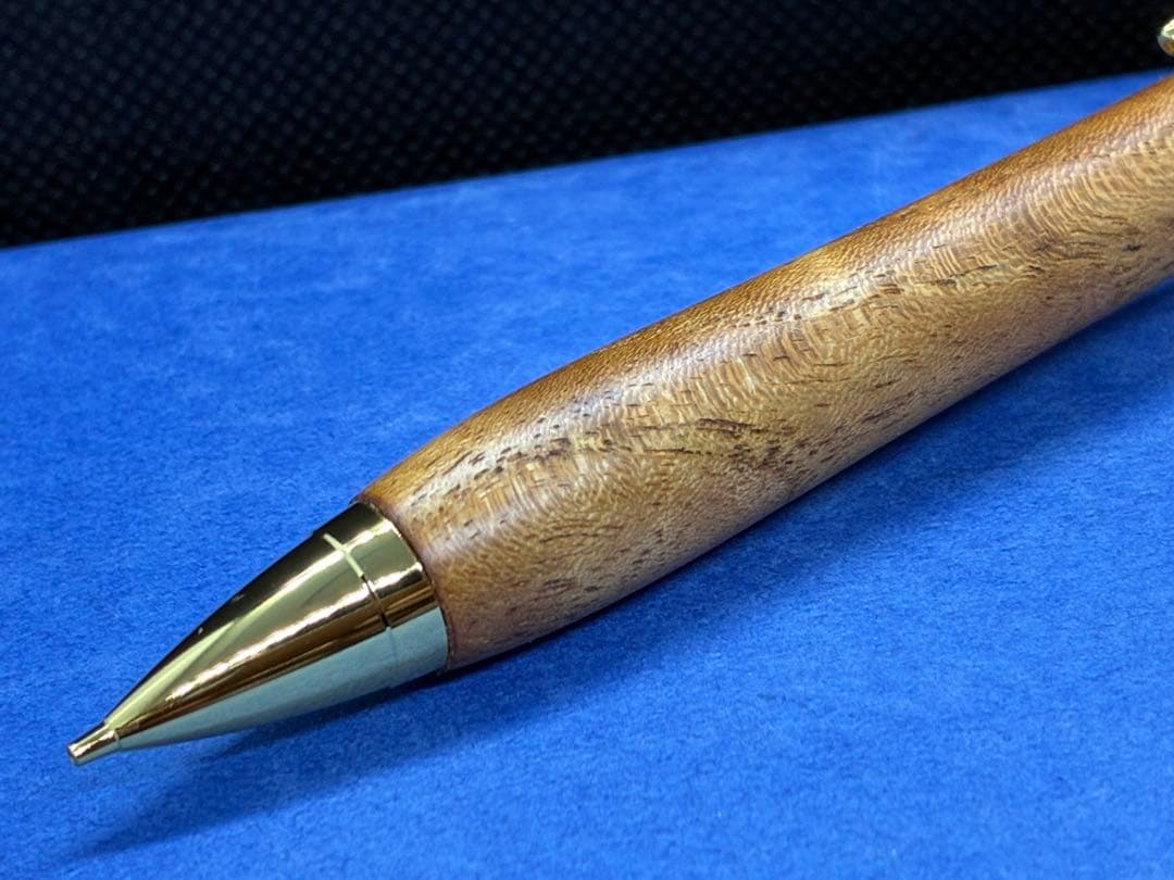 【早い者勝ち】献保梨　シャーペン0.5 加藤金属　木軸ペン　ハンドメイド