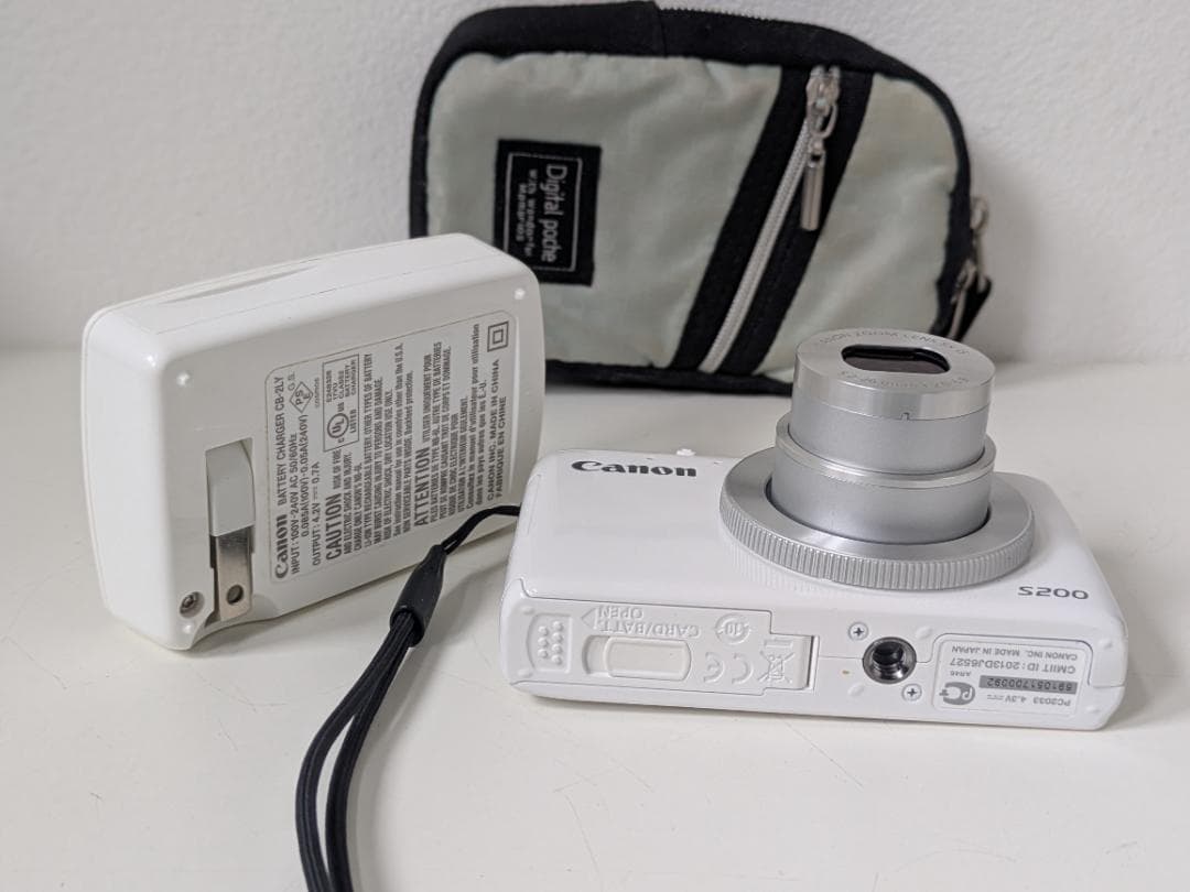 Canon PowerShot S200 ホワイト Wi-Fi