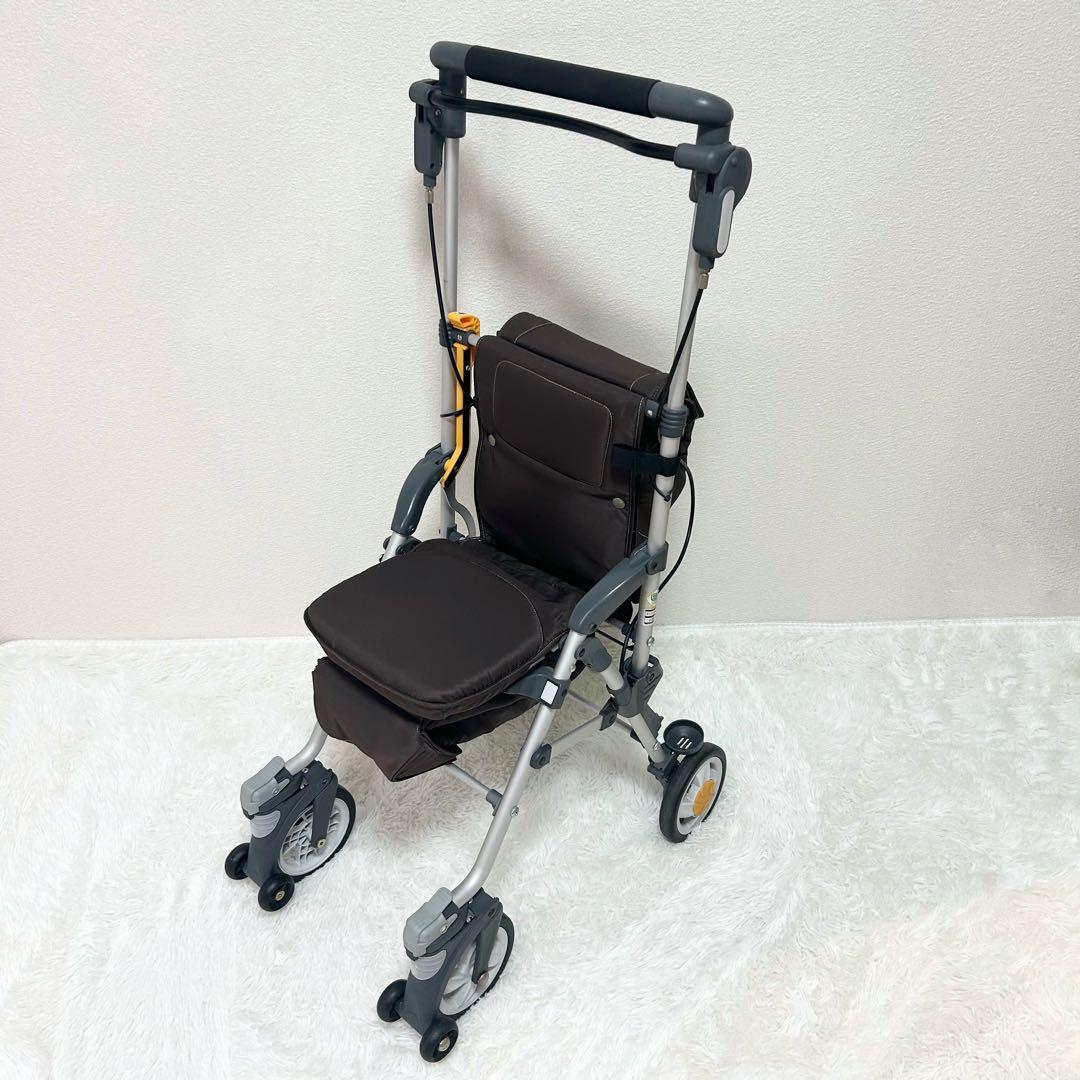 キャリースルーン 段差楽々 シルバーカー マキテック 手押し車 歩行器