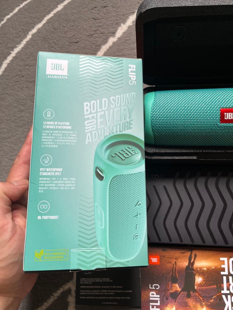 JBL FLIP5 ワイヤレススピーカー カラーティール