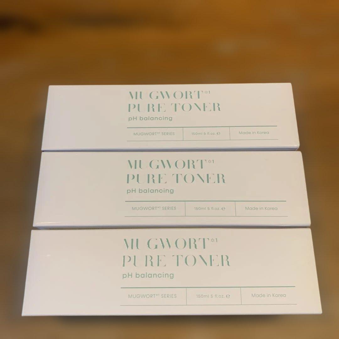 【新品】MUGWORT PURE TONER 150ml pHバランシング ×3