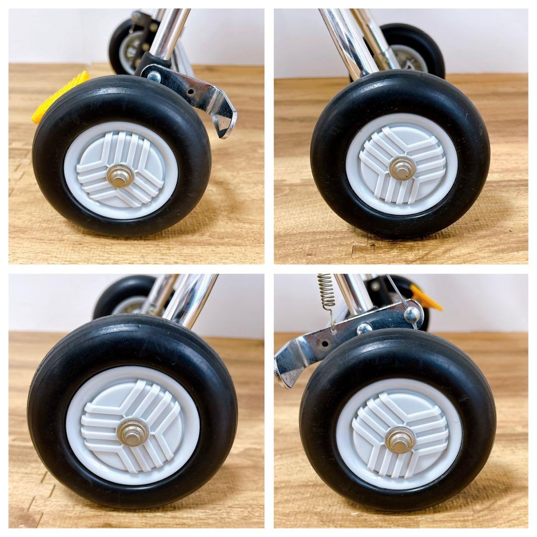 美品　幸和製作所 Walking Stecky ネイビー 四輪シルバーカー