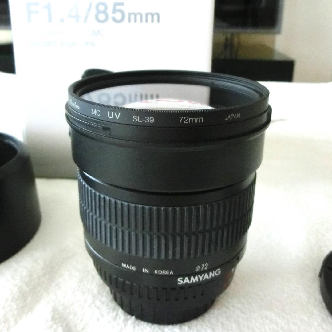 極美品 SAMYANG 85mm F1.4 AS IF UMC ニコンFマウント