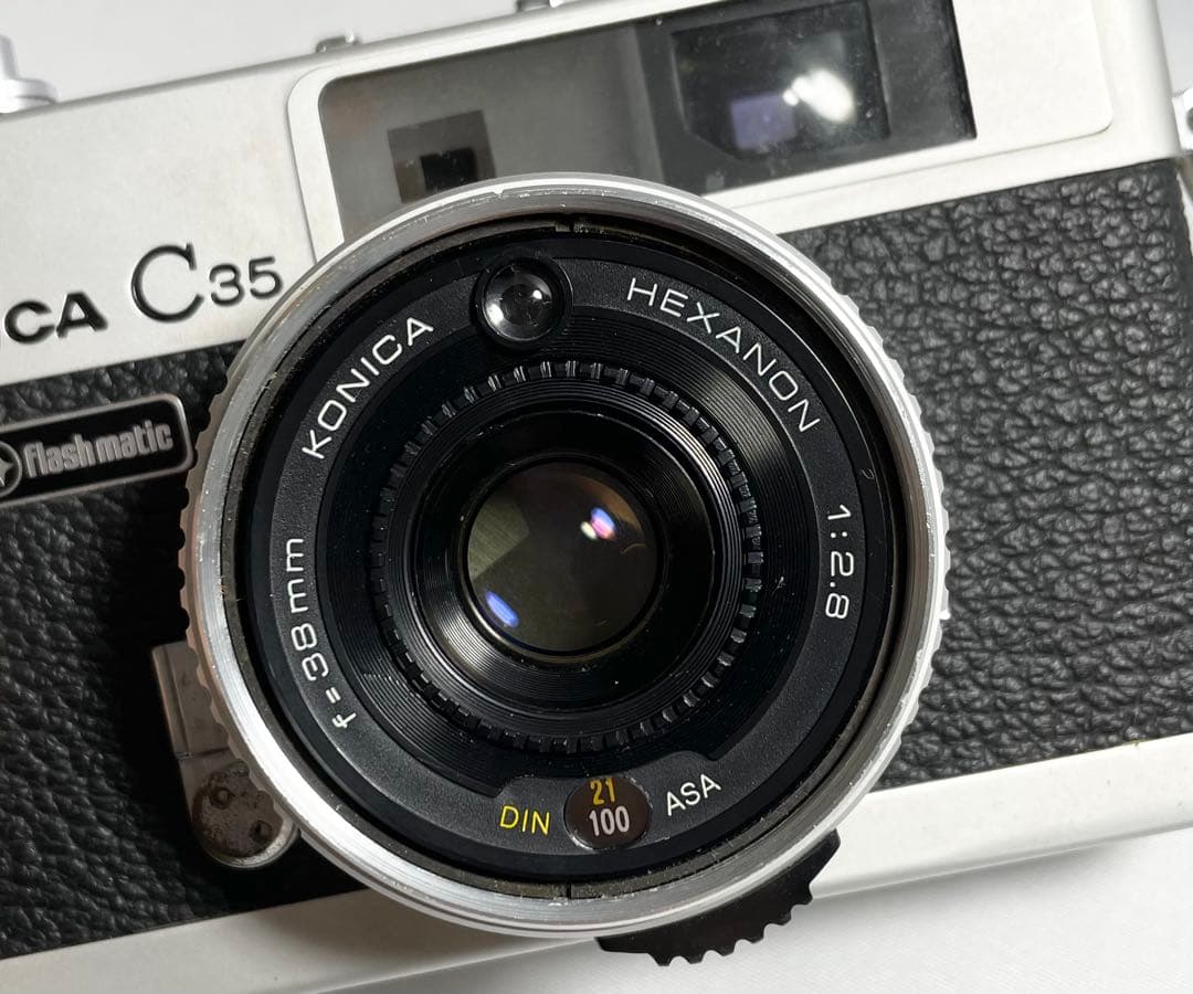 【完動品】Konica C35 Flash maticフィルムカメラ 動作確認済