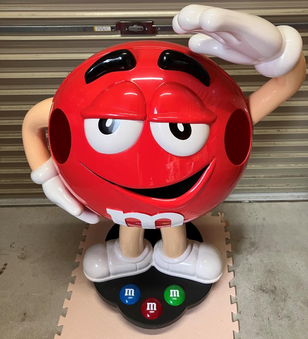 新品 レア m&m's エムアンドエムズ ディスプレイ レッド 店舗用 什器