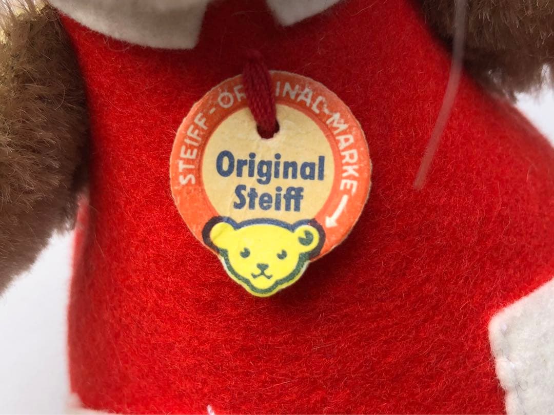 Steiff　ウサギのギフトカバー　Betthupferlhase　赤オールID
