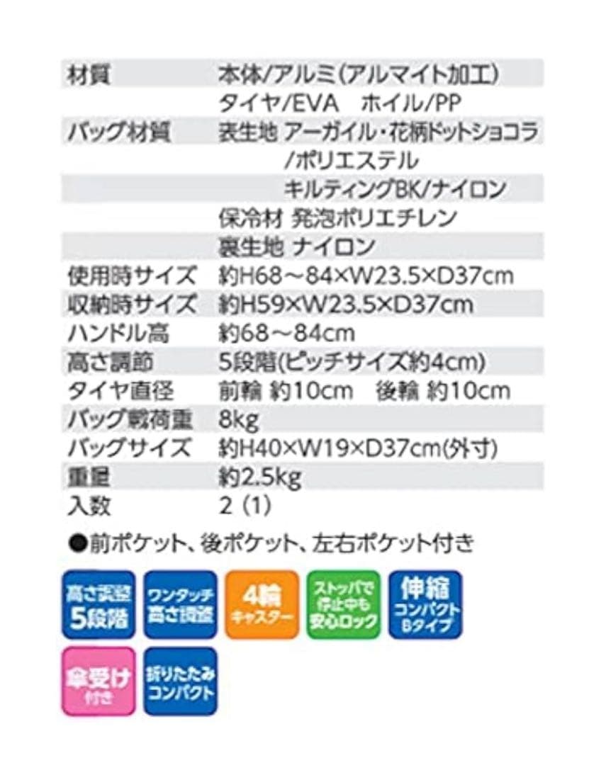 メロディ　スムーズグランデ　ブラック カート