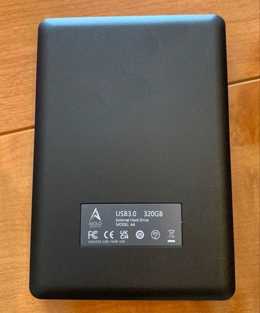 AIOLLO 320GB 外付けハードディスク USB 3.0