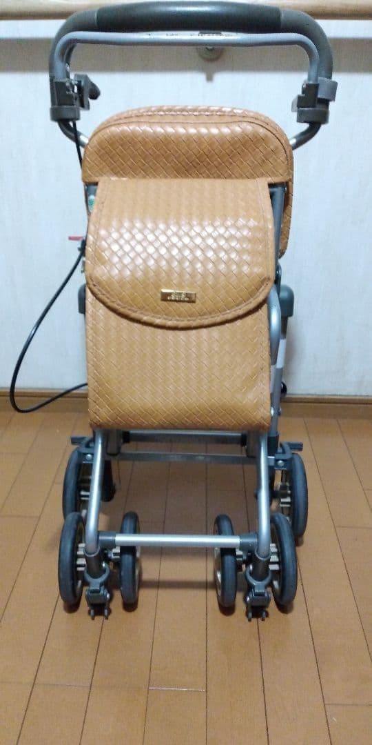 島製作所 シルバーカー モードプラス ブラウン コンパクトカー【取扱説明書付き】