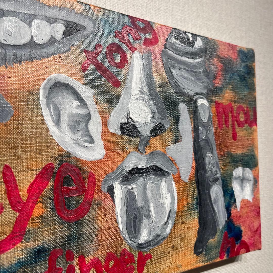 インテリア 絵画 油彩画 「you?」