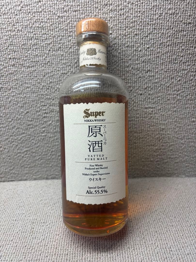【終売・希少】ニッカ　スーパーニッカ原酒　55度　未開封　500ml 液面低下