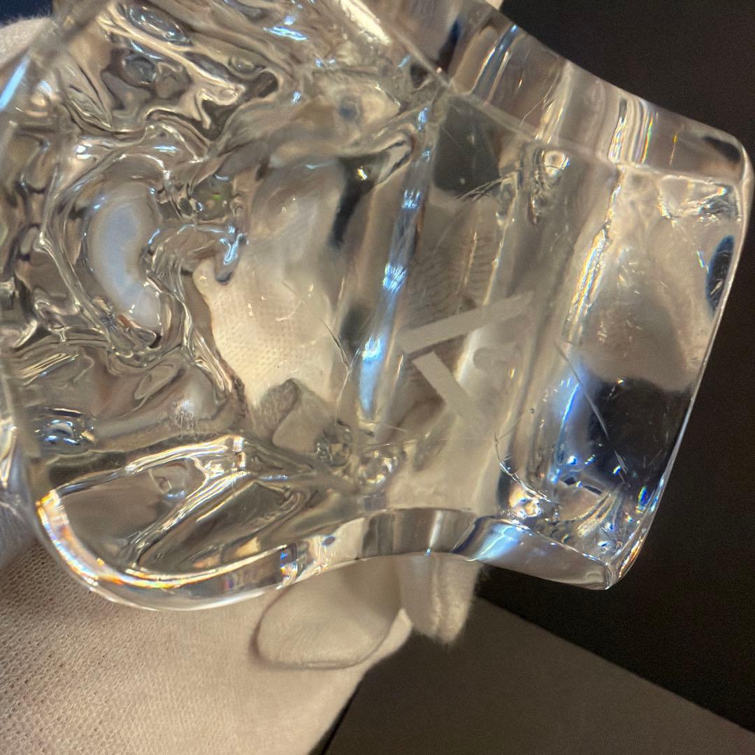Lead Crystal ブルドッグ　西ドイツ