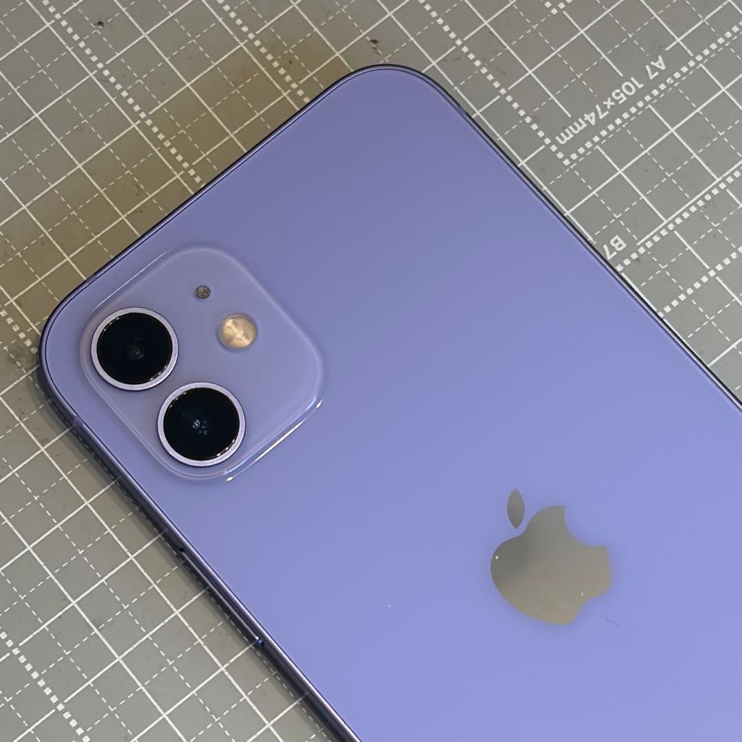 iPhone12 128GB パープル バッテリー100%