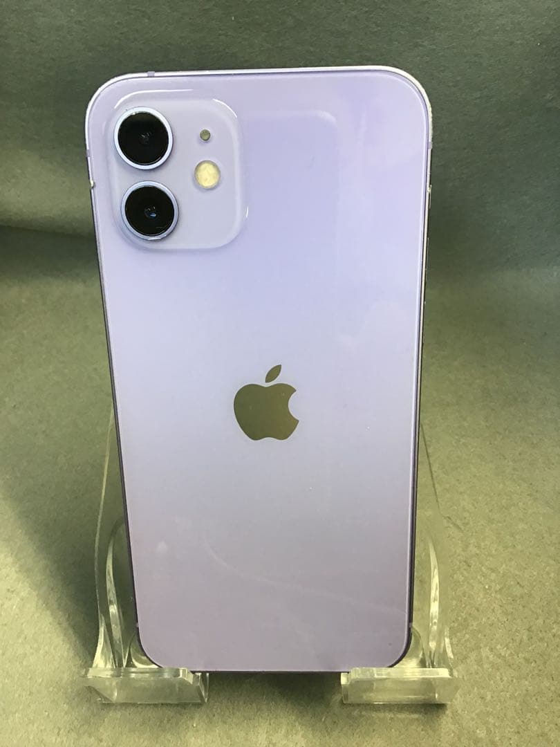 美品　国内版 SIMフリー iPhone12 128GB パープル色