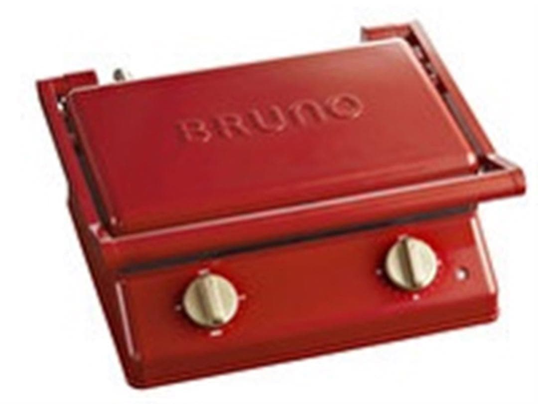 BRUNO グリルサンドメーカー ダブル レッド　BOE084