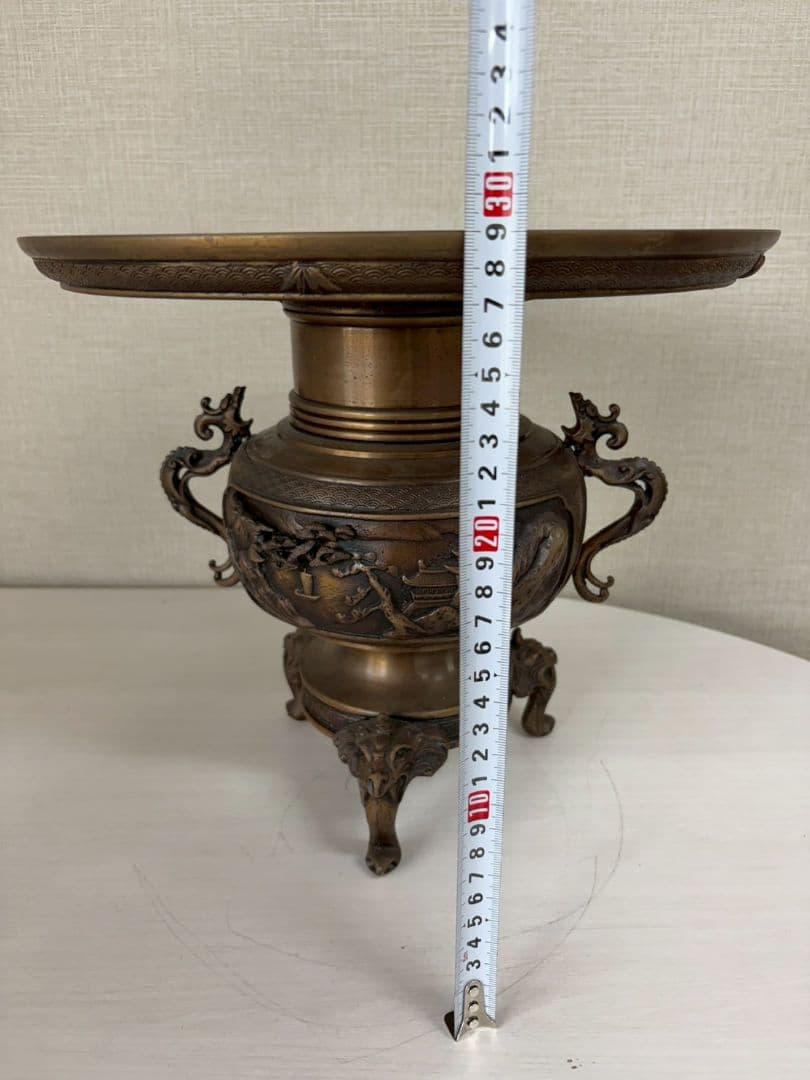 薄端　骨董　金属製