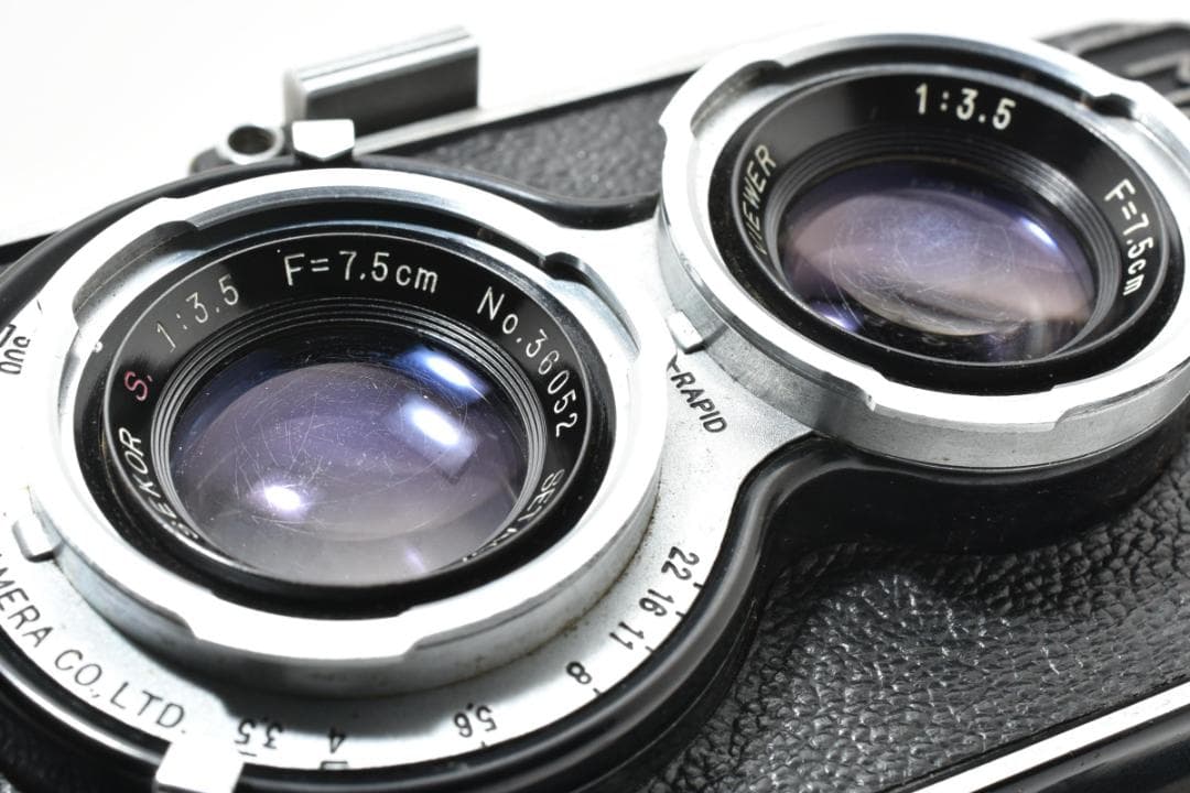 MAMIYAFLEX B 二眼レフ SEKOR S 7.5cm F3.5 カメラ