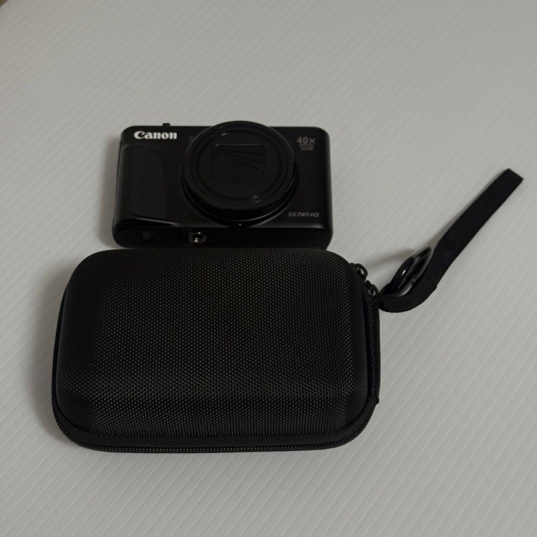 【ほぼ未使用】Canon POWERSHOT SX740 HS ブラック 黒