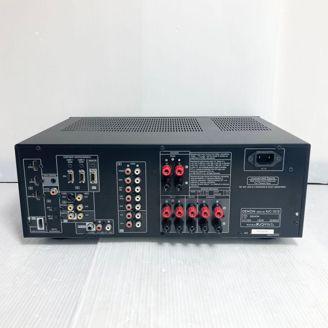 DENON AVサラウンドアンプ AVC-1610 2009年製