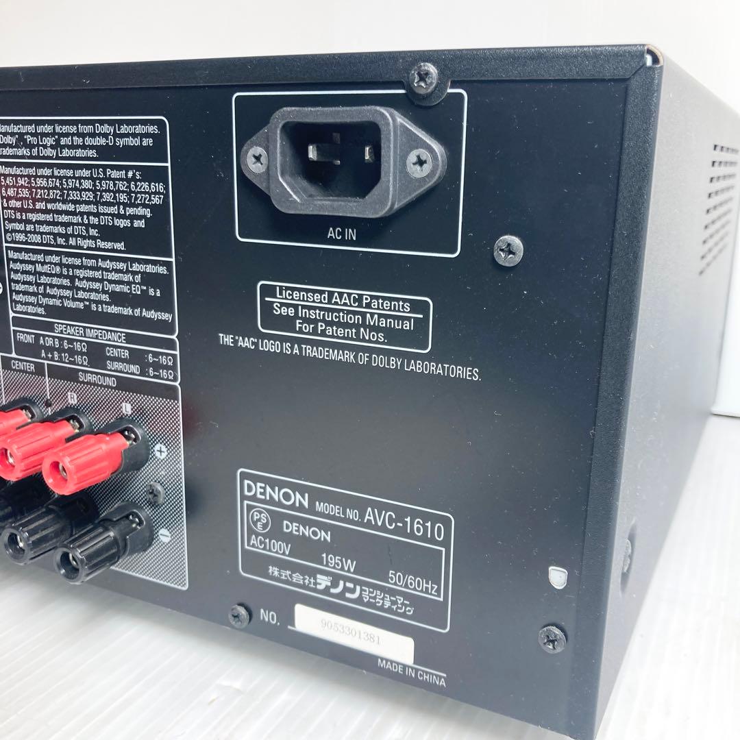 DENON AVサラウンドアンプ AVC-1610 2009年製