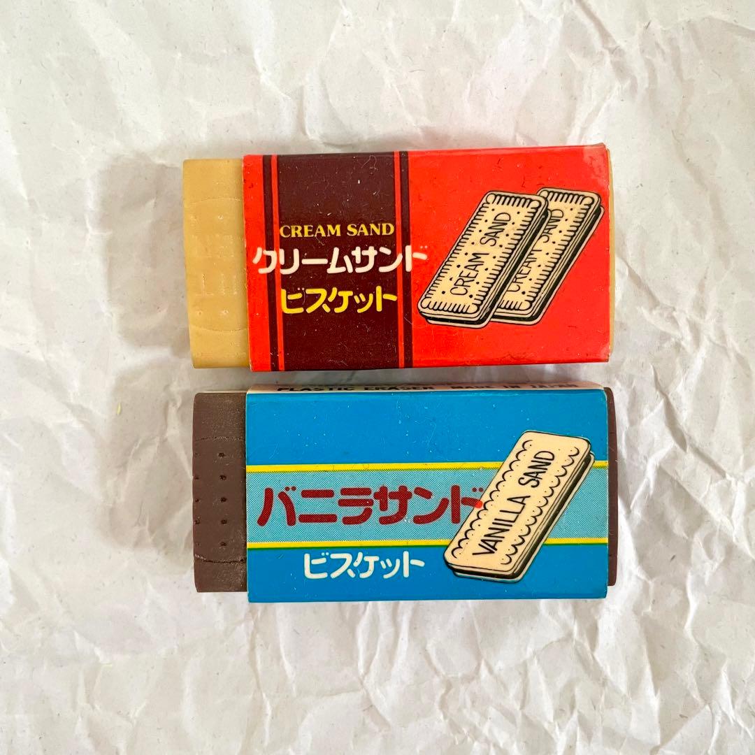 昭和レトロ　お菓子　消しゴム　食品サンプル系おままごと玩具　ファンシー文具