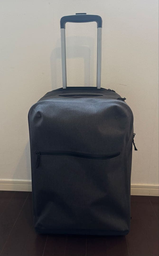 美品MUJI ヴェルダー ソフトキャリーケース 36L グレー保証書付き