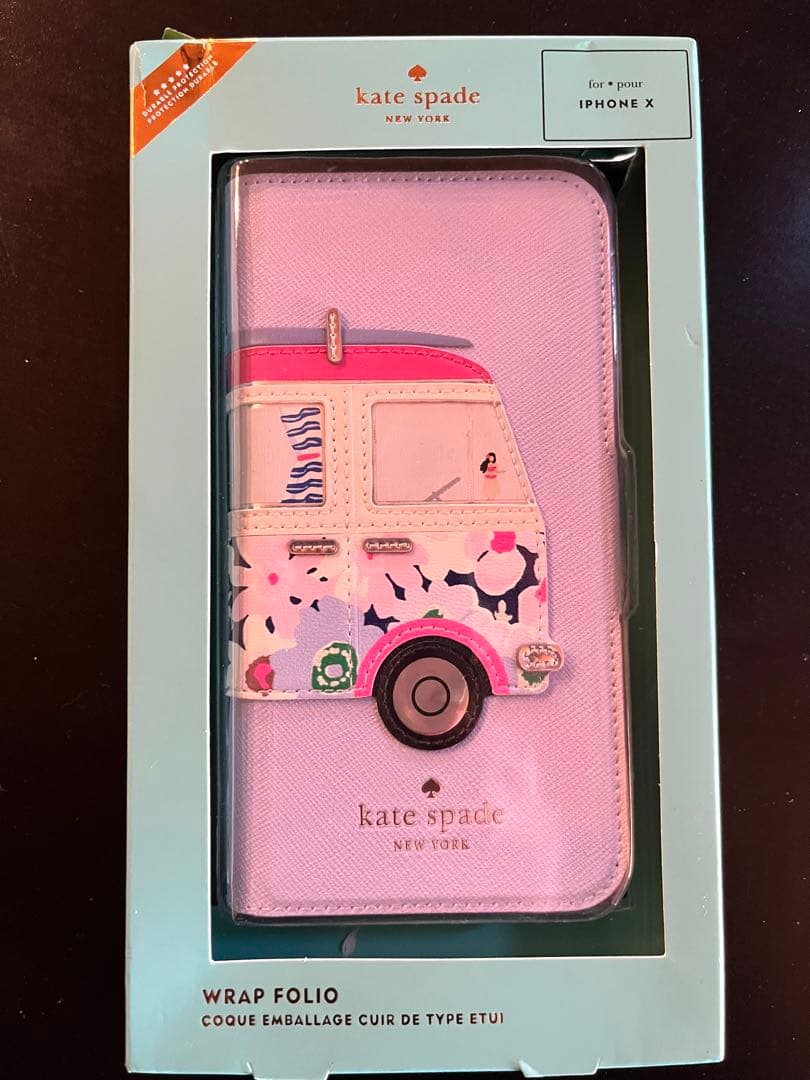 ケイトスペード　iPhoneXケース　サーフバン