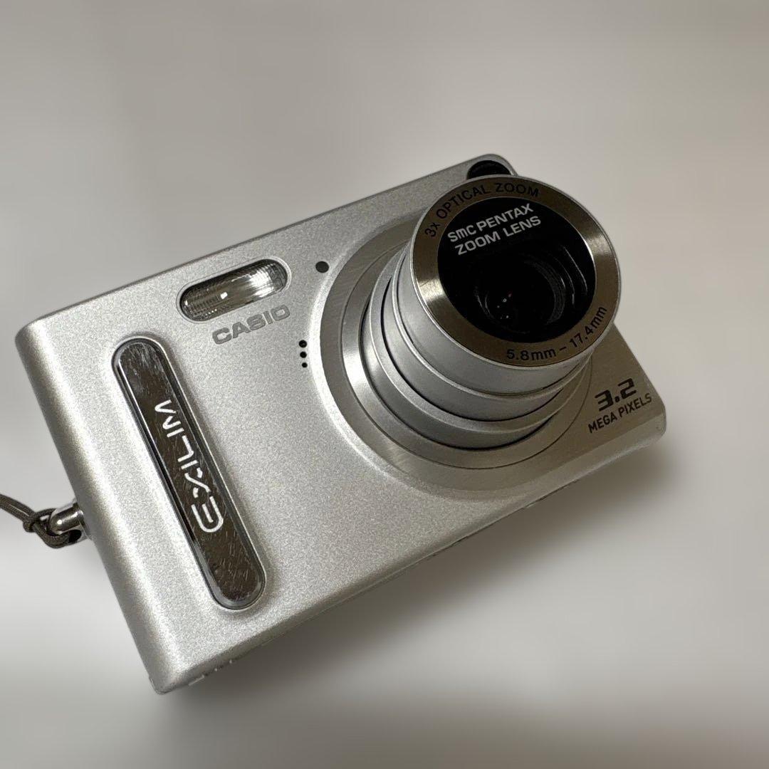 動作確認済 CASIO EXILIM EX-Z3 レトロコンデジ シルバー