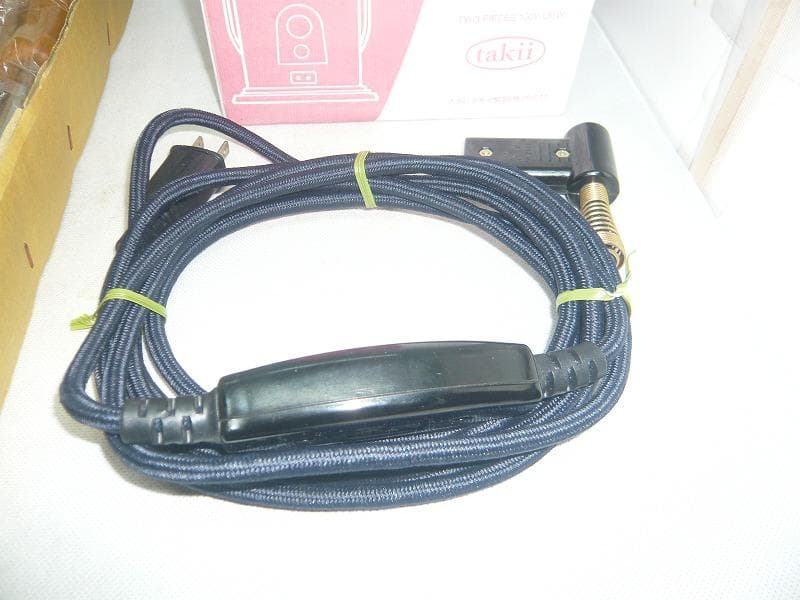 新品完全未使用　 タキイ和裁電化鏝　ランプ付　和裁こて　和裁コテ　鏝２本付