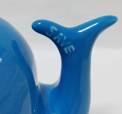 クジラ 貯金箱イギリスビンテージ陶器人形❤︎1987年 英国銀行ビンテージ貯金箱