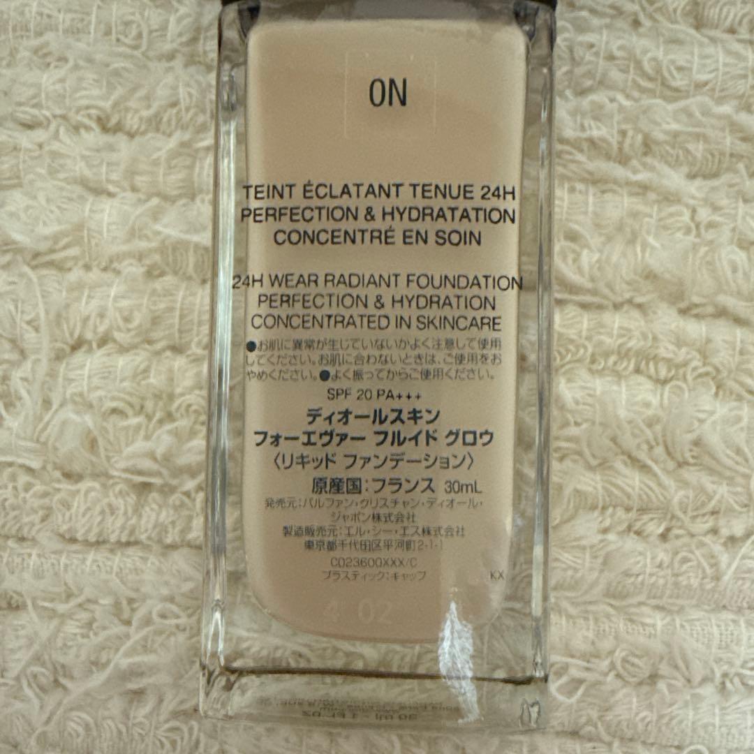 DIOR FOREVER SKIN GLOW 30mL 0N 新品