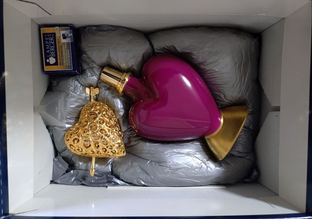 ランプベルジェ LAMPE BERGER アロマランプ ダブルハート 高級ランプ