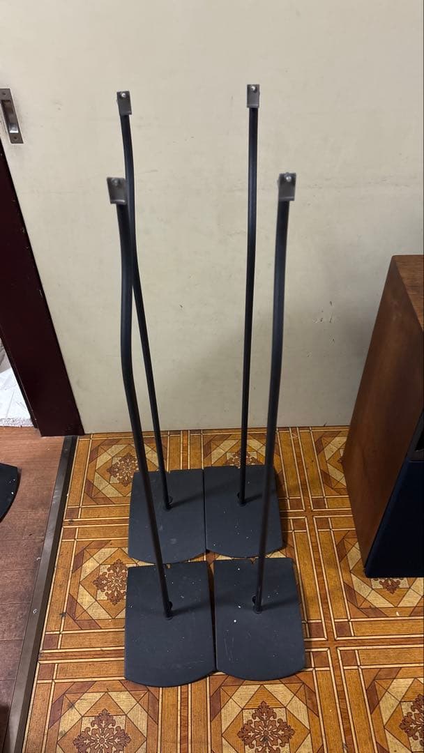 ブラック スピーカースタンド 4本セット