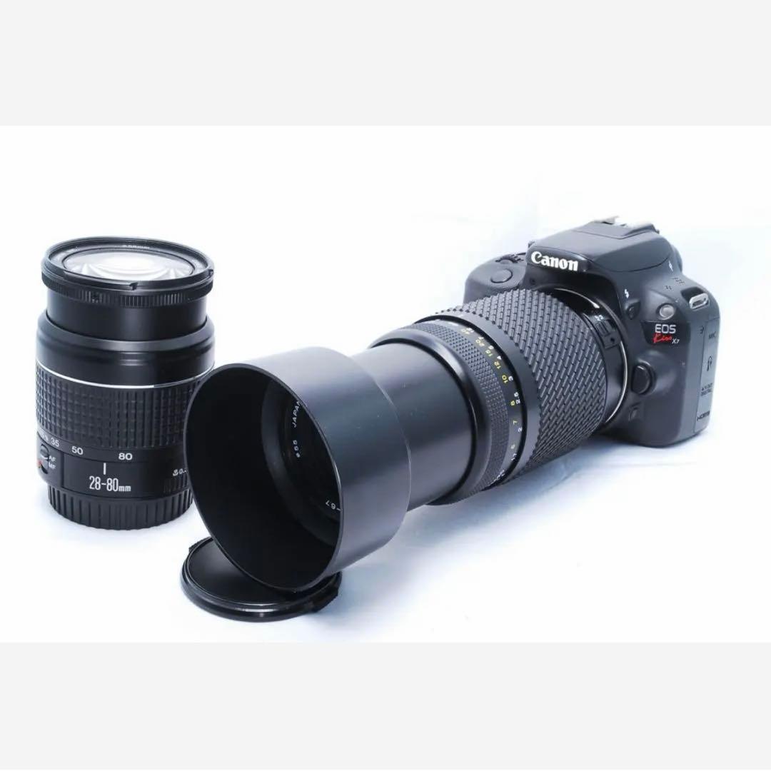 入学式などに✨canon kiss X7✨Wレンズセット✨すぐ使えるセット✨