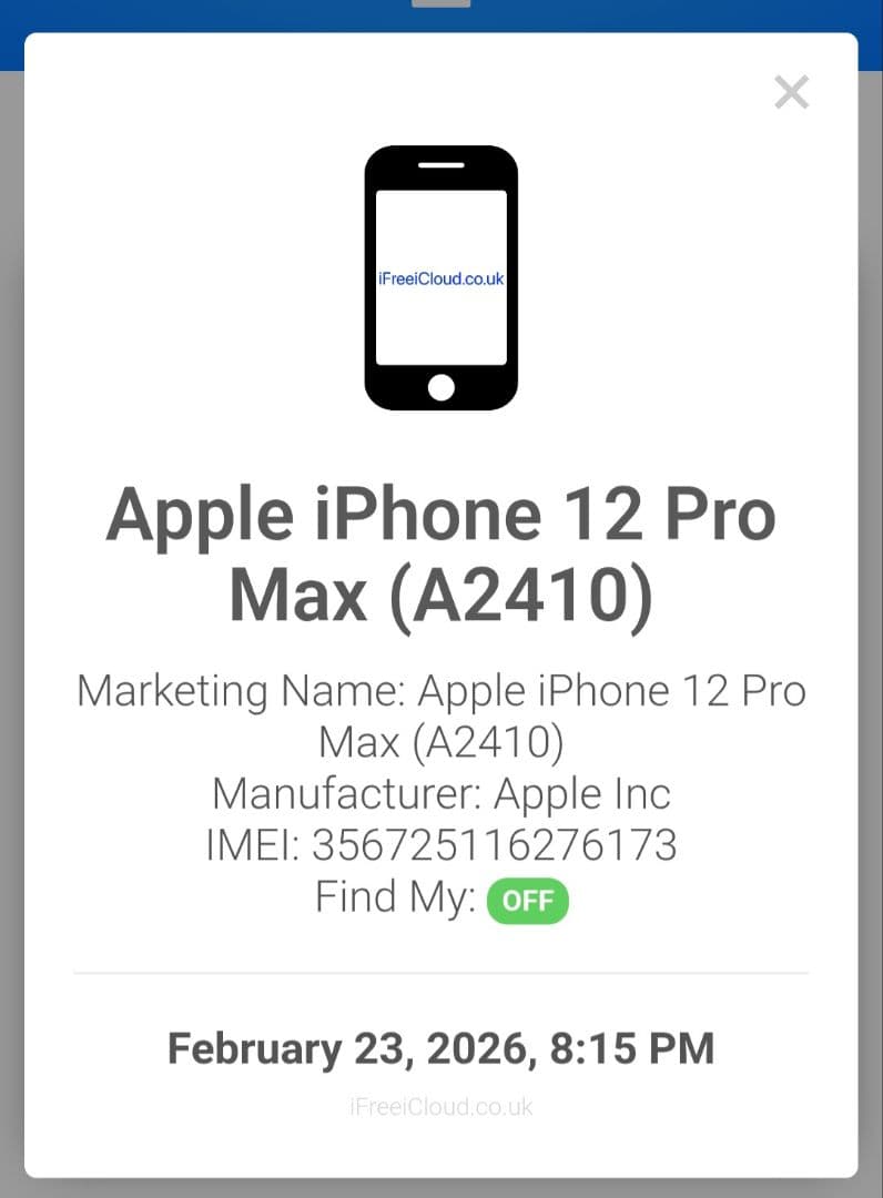 iPhone12 Pro Max 256GB SIMフリー 動作品