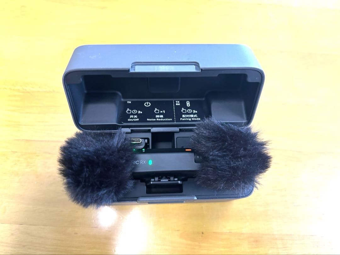 DJI Mic Mini ワイヤレスマイクロフォン【使用２回】