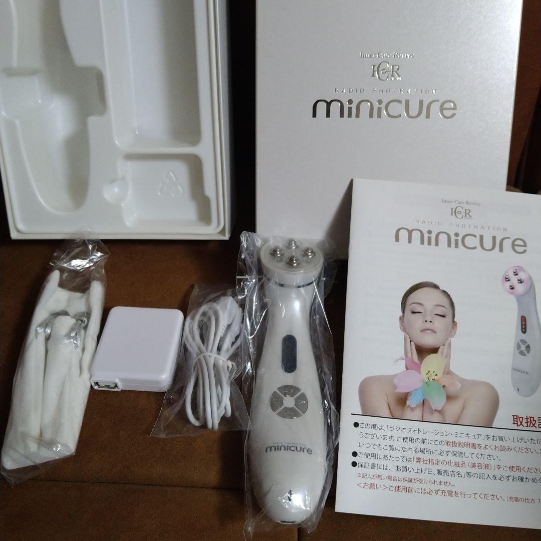 【美品】minicureミニキュア 美顔器 ラジオ波・イオン導入 動作確認済み