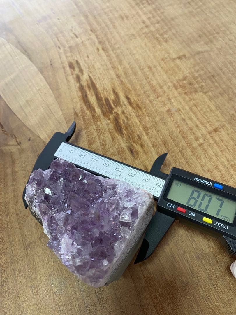 ブラジル産 天然アメジスト クラスター 高品質　虹入り 原石 天然石 紫水晶